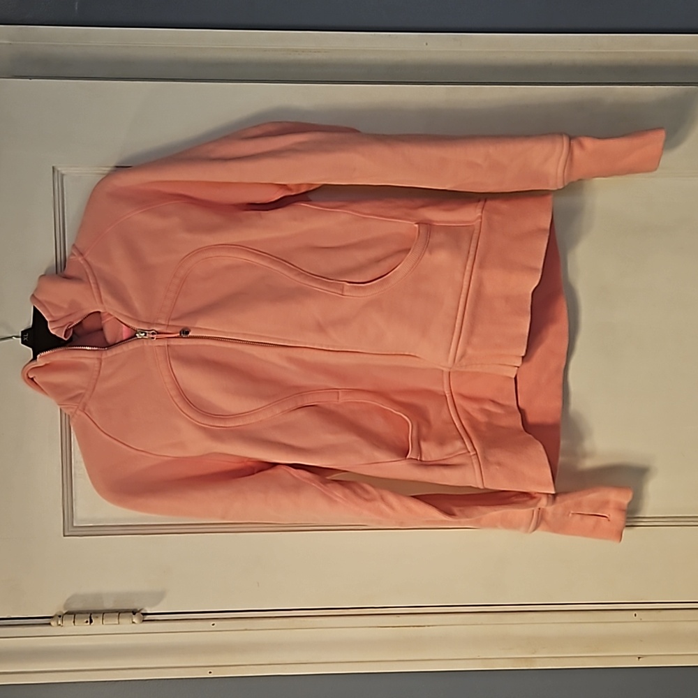 Size 12 Pink Lululemon zip hoodie